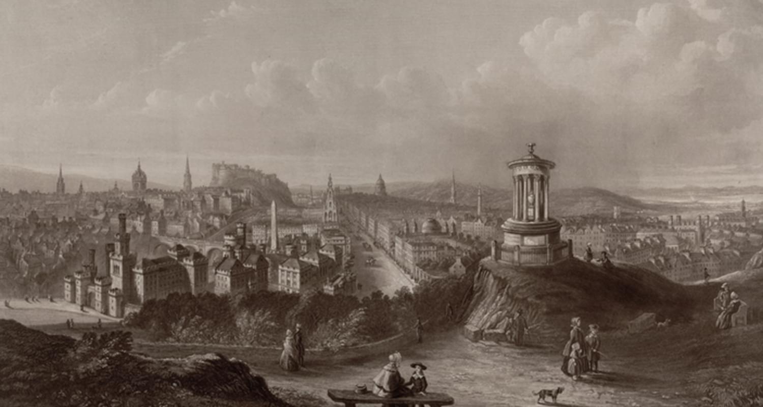 Edinburgh from Calton Hill, H.G. Duguid, 1840, c/o City of Edinburgh Council – Museums and Galleries www.capitalcollections.org.uk