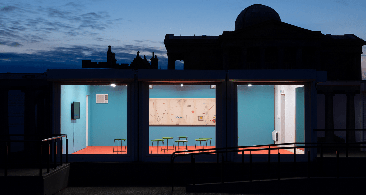 Katie Schwab, 'Together in a Room', outside installation view, 2016. Photo by Tom Nolan.