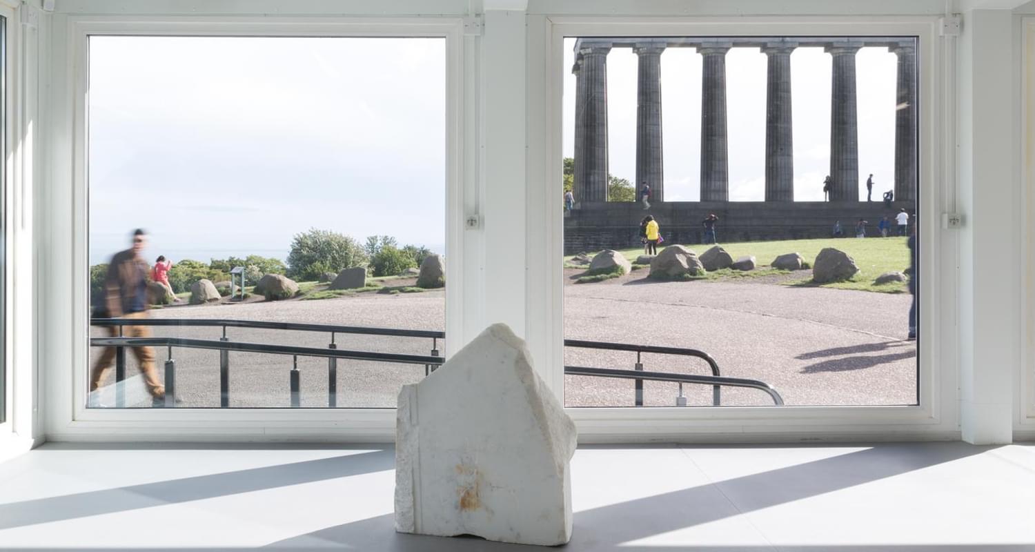 Hamish Young, *Block*, machine cut Statuario marble, 2016. Photo by Tom Nolan.