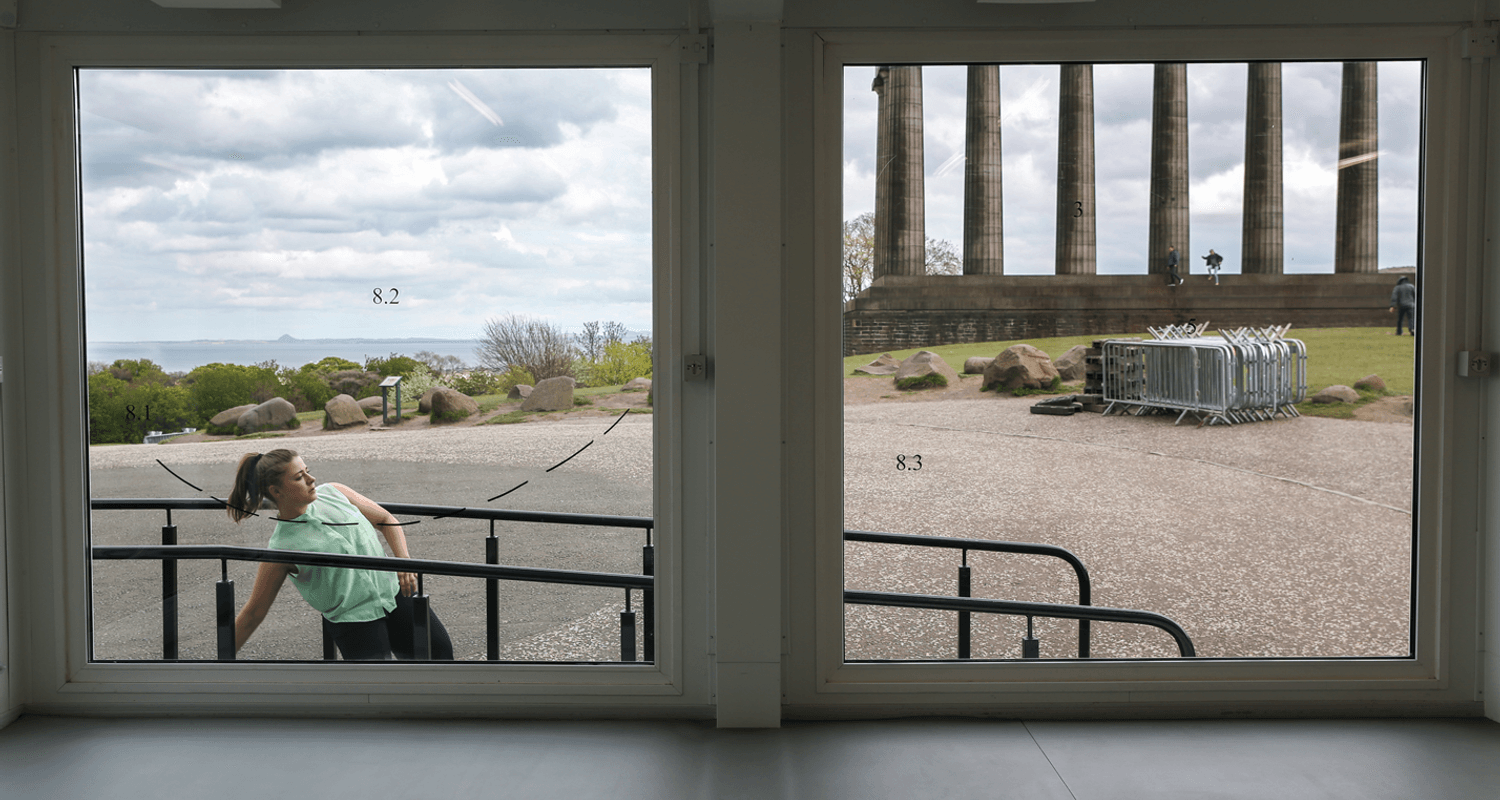 Mark Bleakley, 'A Nude Descends into a Lump 8.1 – 8.3', performance with Philip McDonald, Katie Miller and Carolina Ravaioli, 2016. Photo by Erika Stevenson.