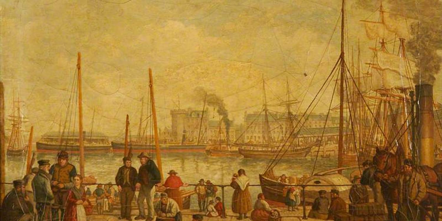 The port of Leith Mitchell