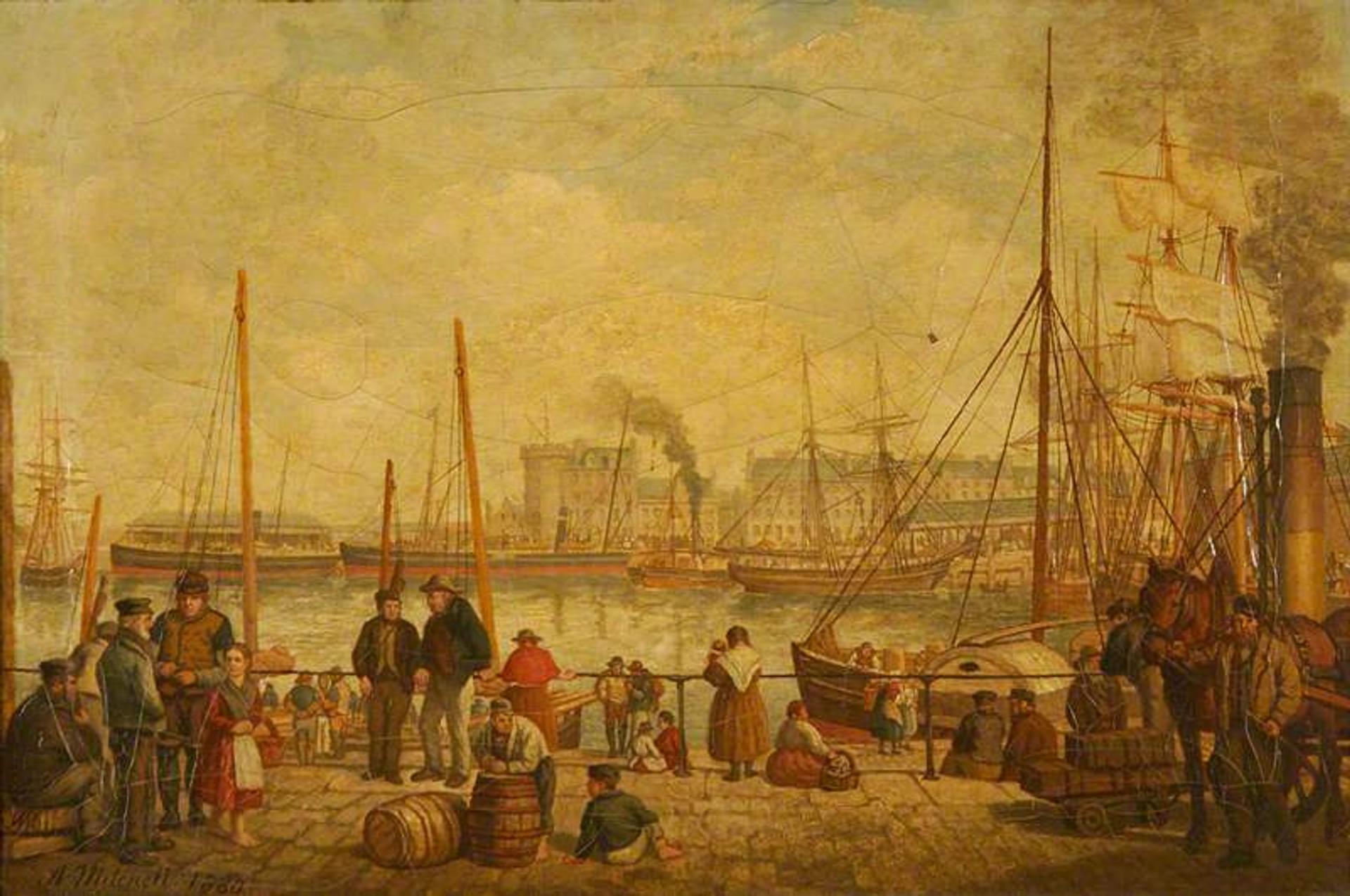 The port of Leith Mitchell